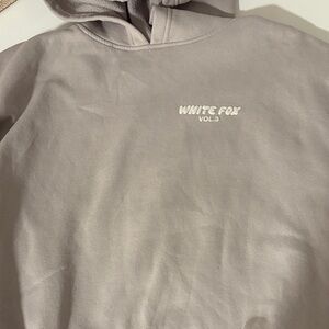 White Fox Boutique Gray Hoodie